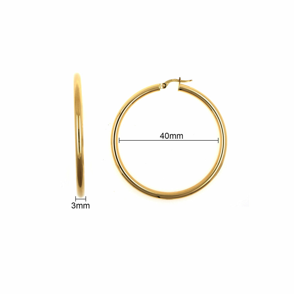 medidas de los pendientes 40mm x 3mm