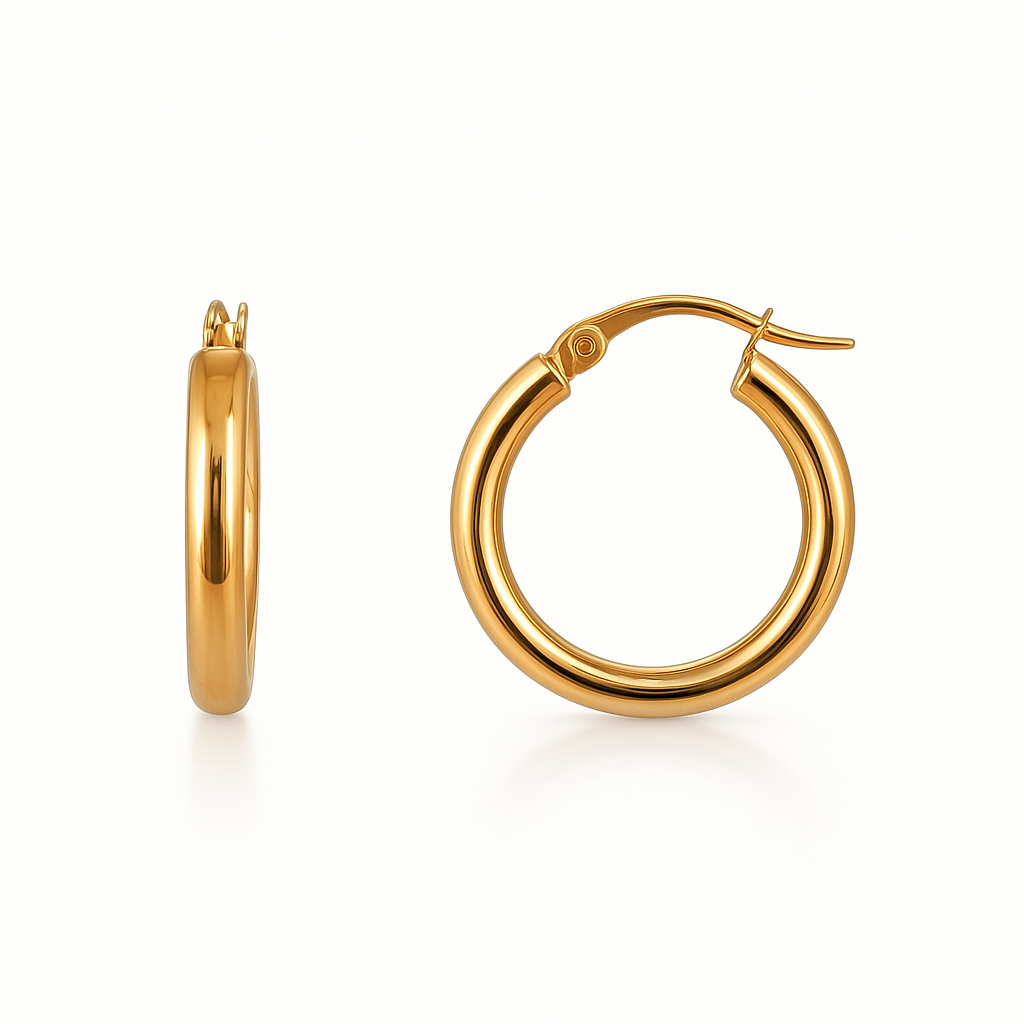 Aros de Oro 18k Bold 15mm
