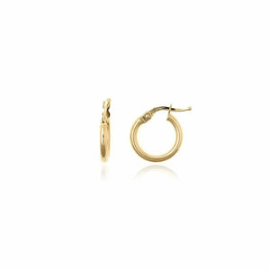 pendientes de aros clasicos de 10mm