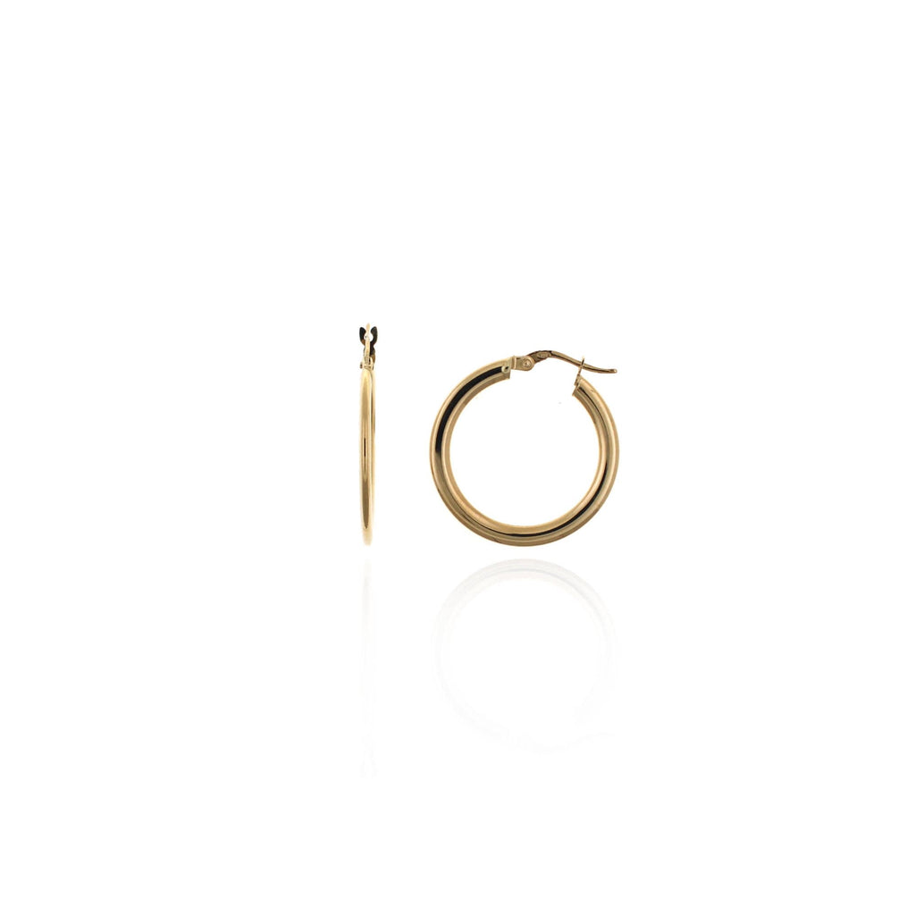 pendientes de aros planos de 20mm