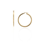 pendientes de aros planos de 35mm